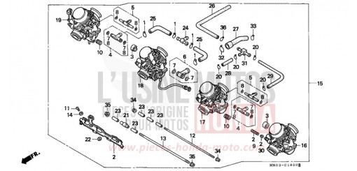 CARBURATORE (ASS.) CBR900RRS di 1995